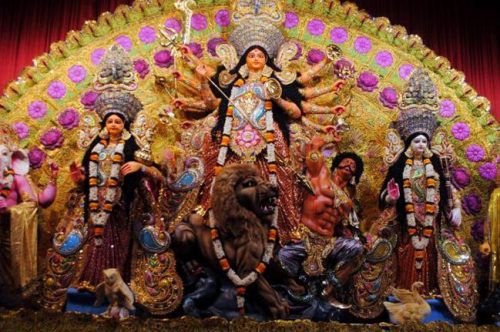 جشنواره مذهبی دورگا پوجا در هند